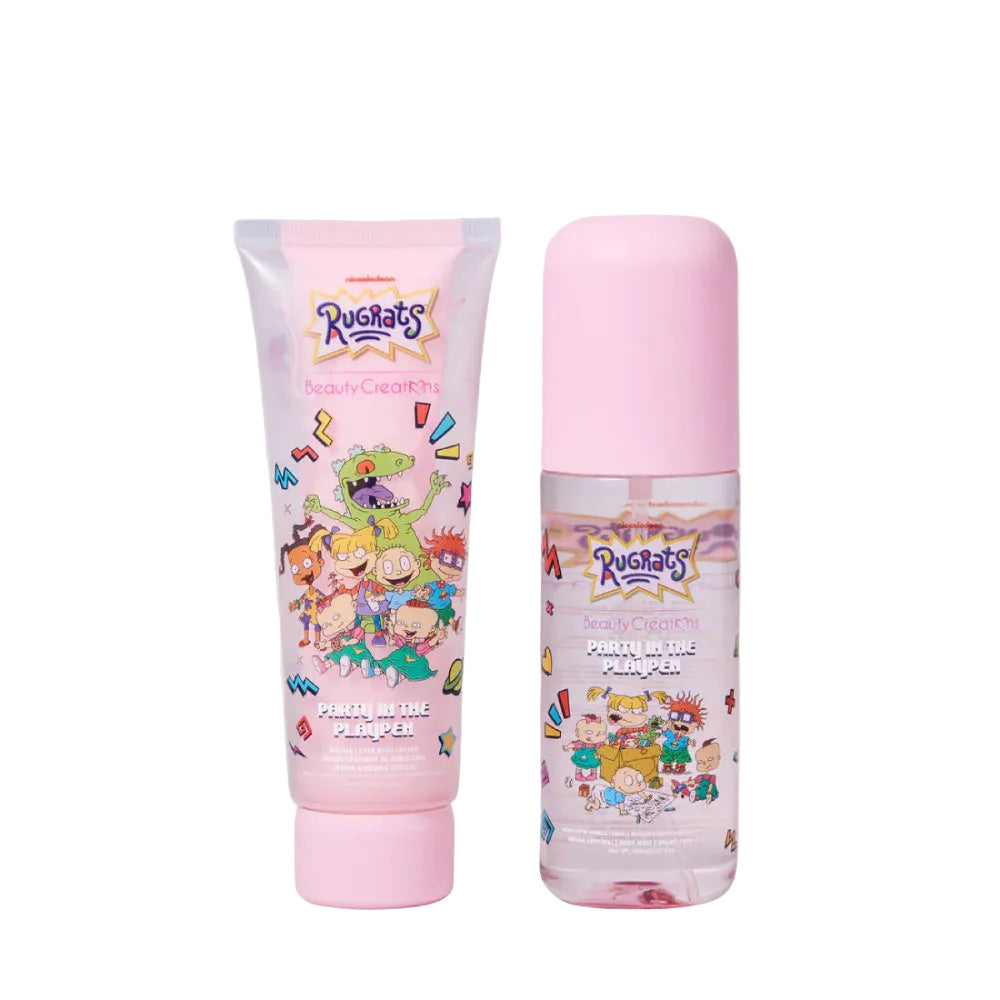 Beauty Creations X Rugrats Party In The Playpen Body Lotion and Mist Set (2-Piece) - Pink