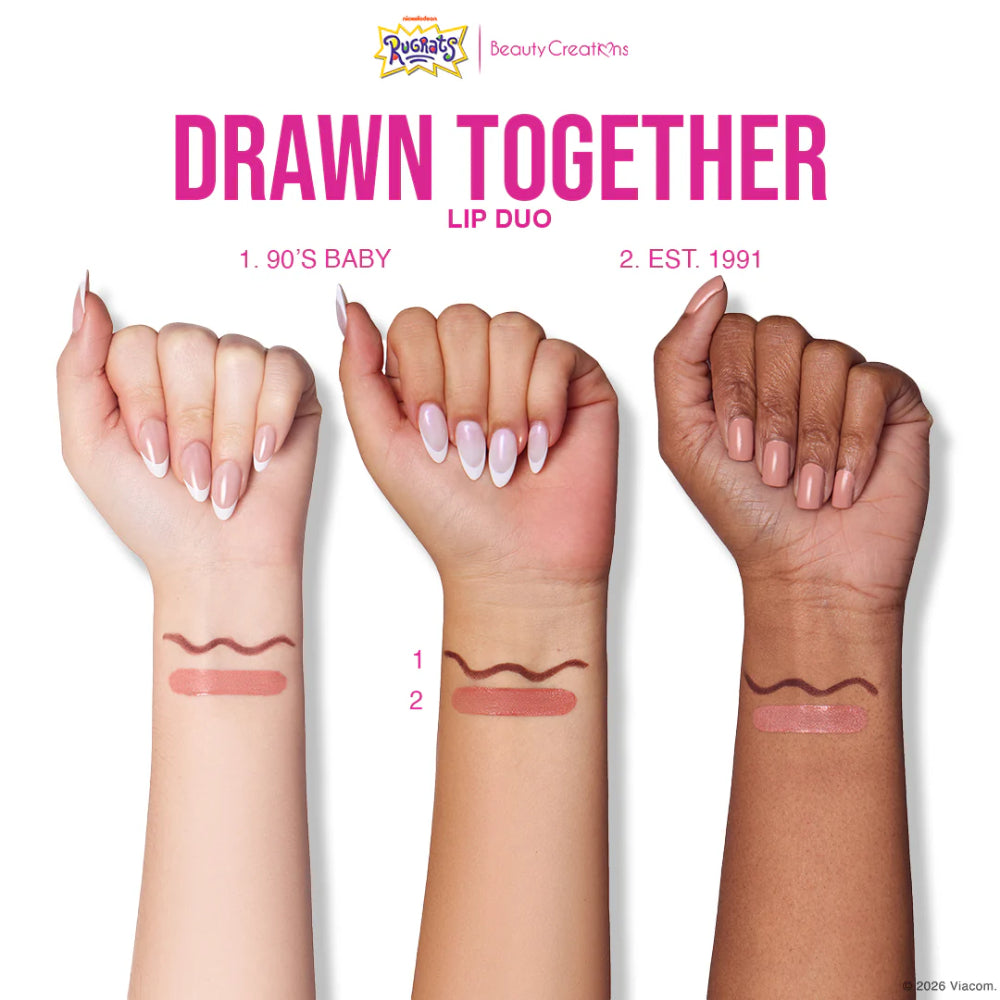 Beauty Creations X Rugrats Drawn Together Lip Duo