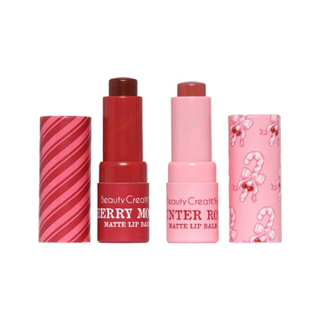 Beauty Creations Cherry Xmas Frosted Blur Matte Lip Balm Duo (2-Piece)