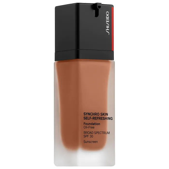 Base de maquillaje autorefrescante Synchro Skin de Shiseido (FPS 30), 1 oz, cobre (450)