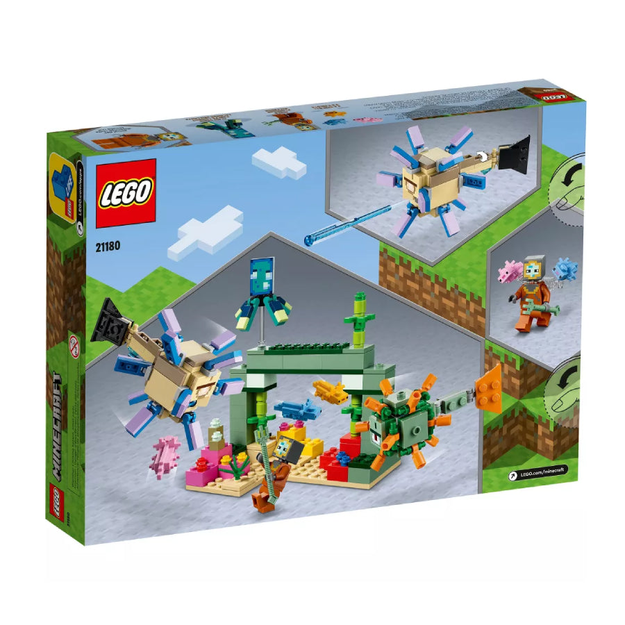 LEGO Minecraft Guardian Battle Building Toy Set (255-Pieces)