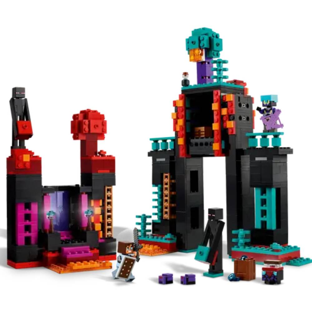 Lego Minecraft The Enderman Tower Building Toy Set (867 - Pieces)