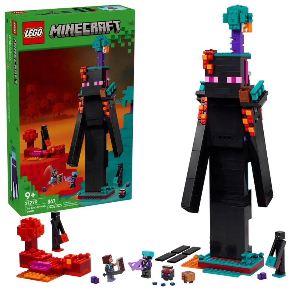 Lego Minecraft The Enderman Tower Building Toy Set (867 - Pieces)
