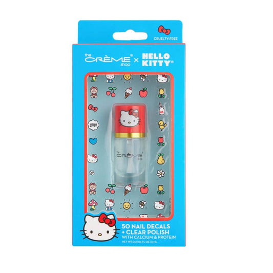 The CrÃ¨me Shop X Hello Kitty 50 Nail Decals with Clear Polish