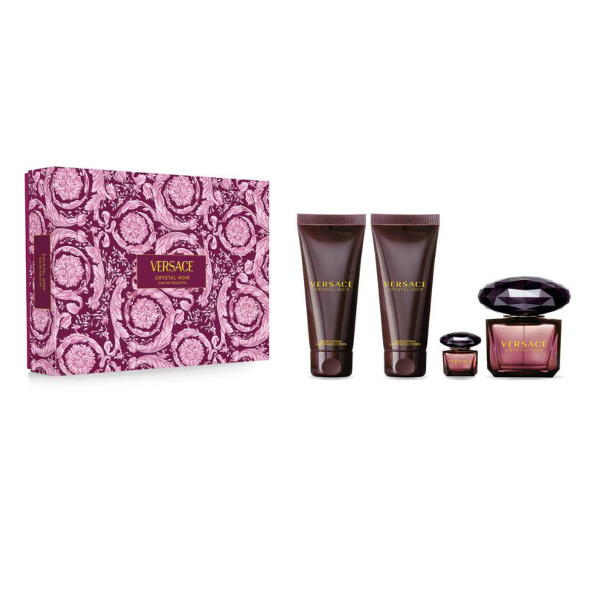 Versace Crystal Noir Women's (4-Piece) Eau de Parfum Gift Set