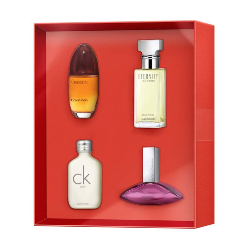 Calvin Klein Coffret Women's 0.5 oz (4-Piece) Parfum Gift Set