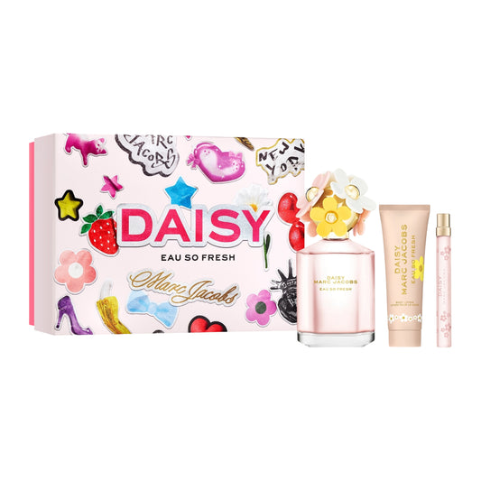 Marc Jacobs Daisy Eau So Fresh Women's (3 Piece) Eau De Toilette Gift Set