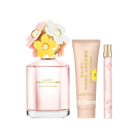 Marc Jacobs Daisy Eau So Fresh Women's (3 Piece) Eau De Toilette Gift Set