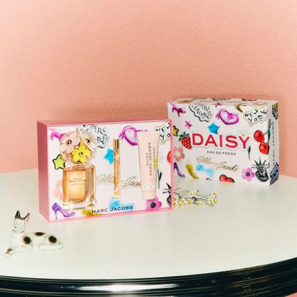 Marc Jacobs Daisy Eau So Fresh Women's (3 Piece) Eau De Toilette Gift Set