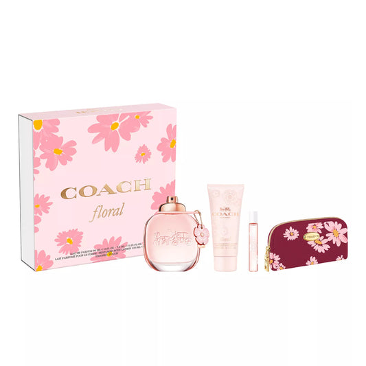 Coach Floral Women's (4-Piece) Eau de Parfum Gift Set