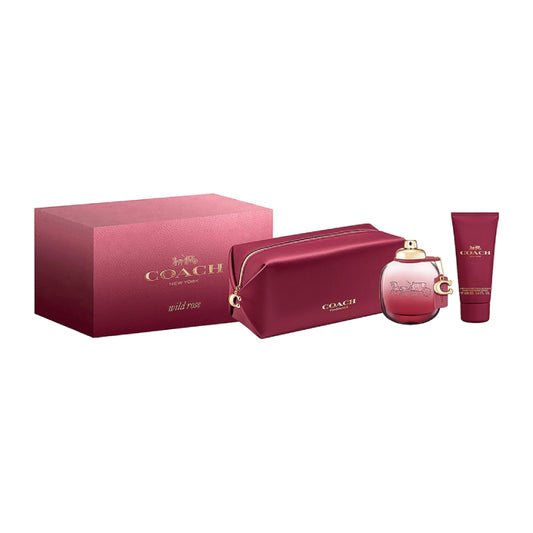 Coach Wild Rose Women's (3-Piece) Eau de Parfum Gift Set