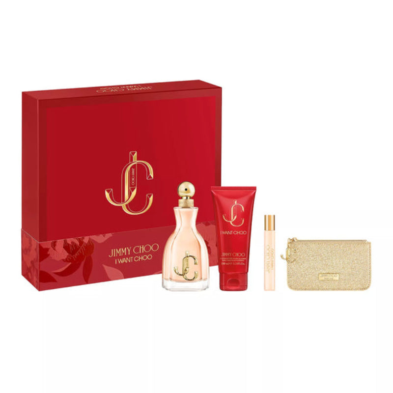 Jimmy Choo I Want Choo Women's (4-Piece) Eau de Parfum Gift Set