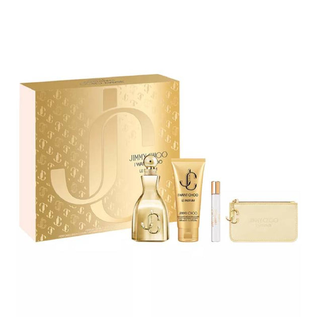 Jimmy Choo I Want Choo Women's (4-Piece) Le Parfum Gift Set– Curacao