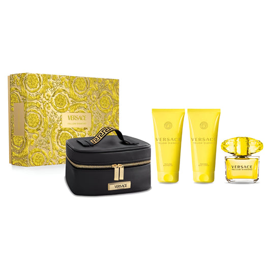 Versace Women's Yellow Diamond (4 Piece) Gift Set
