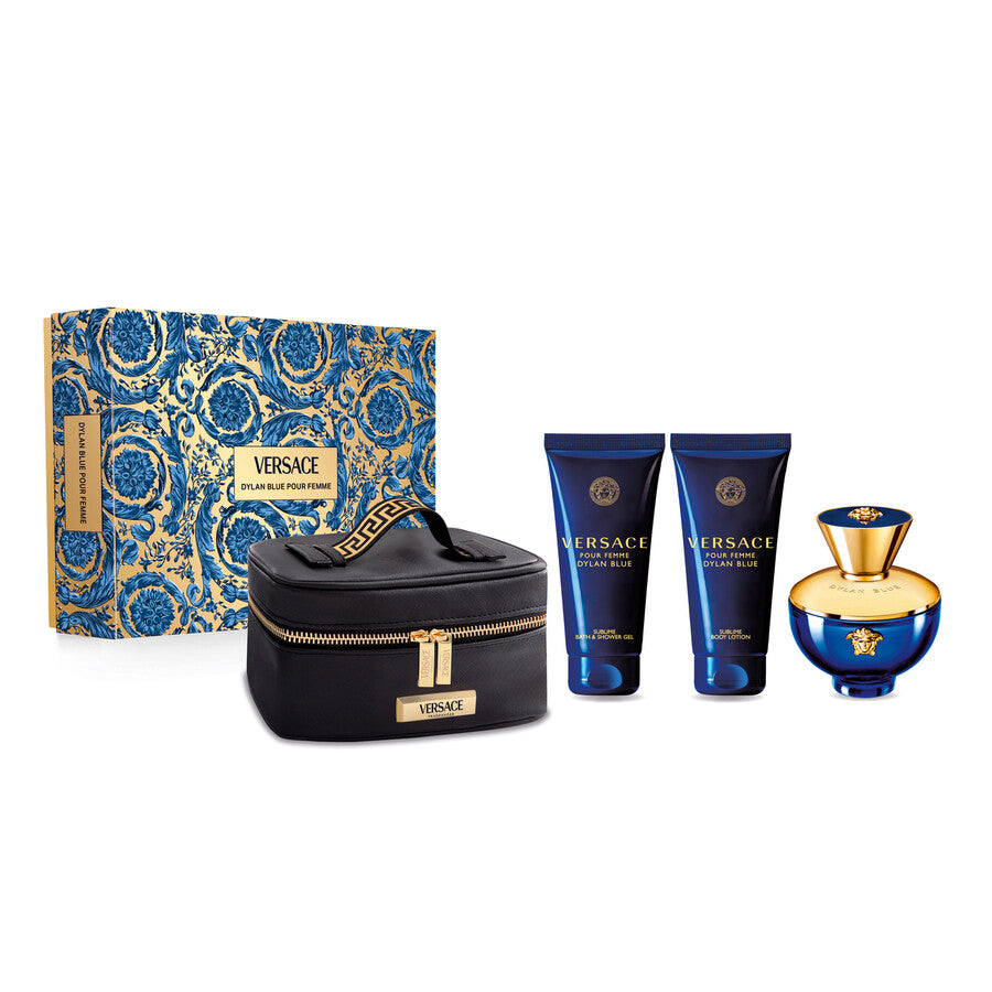 Versace Dylan Blue Women's (4-Piece) Eau de Parfum Gift Set