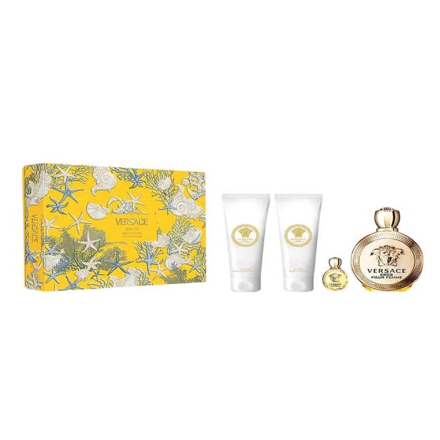 Versace Eros Pour Femme(4 Piece) Gift Set
