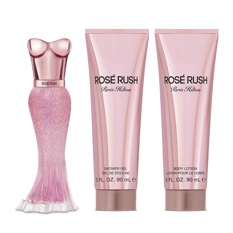 Paris Hilton Rose Rush Women's (3-Piece) Eau De Parfum Gift Set