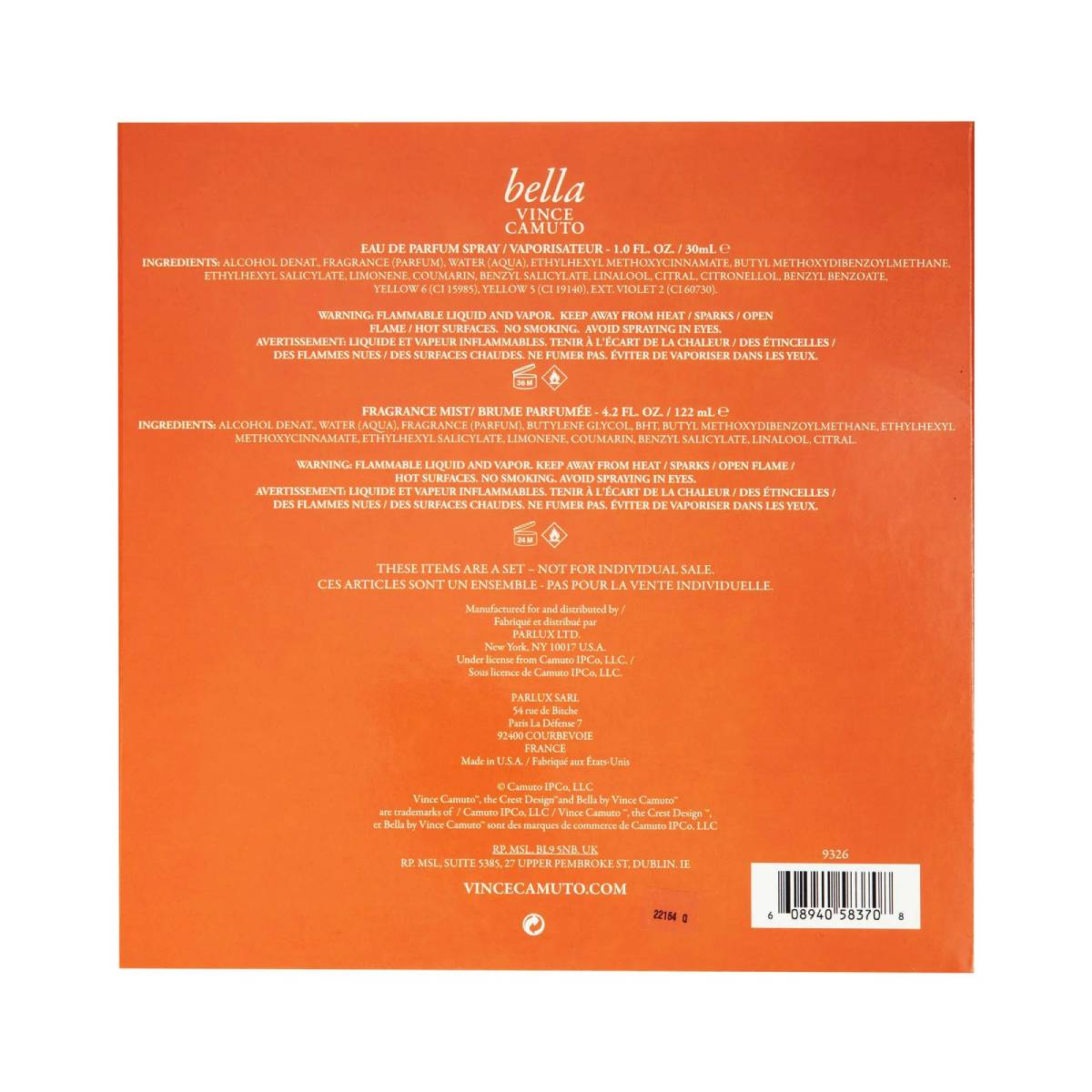 Vince Camuto Bella Women's (2-Piece) Eau de Parfum Gift Set