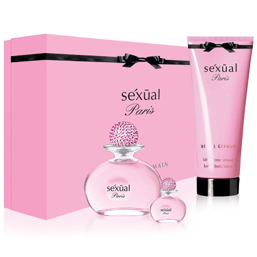 Set de regalo de 3 piezas para mujer Sexual Paris de Michel Germain