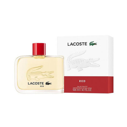 Lacoste Red Men's 4.1 oz Eau de Toilette Spray