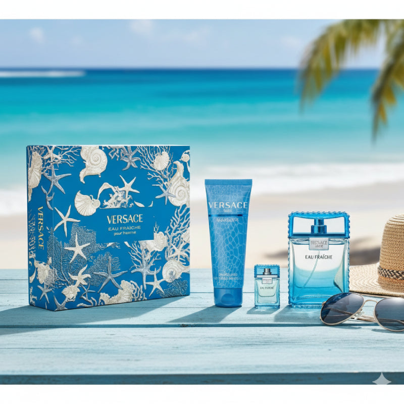 Versace Men Eau Fraiche (3-Piece) Gift Set
