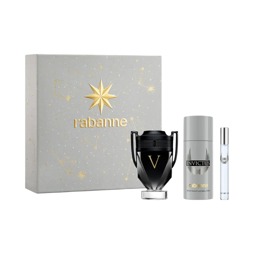 Paco Rabanne Invictus Victory Men's (3-Piece) Eau De Parfum Gift Set