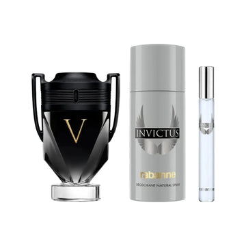 Paco Rabanne Invictus Victory Men's (3-Piece) Eau De Parfum Gift Set
