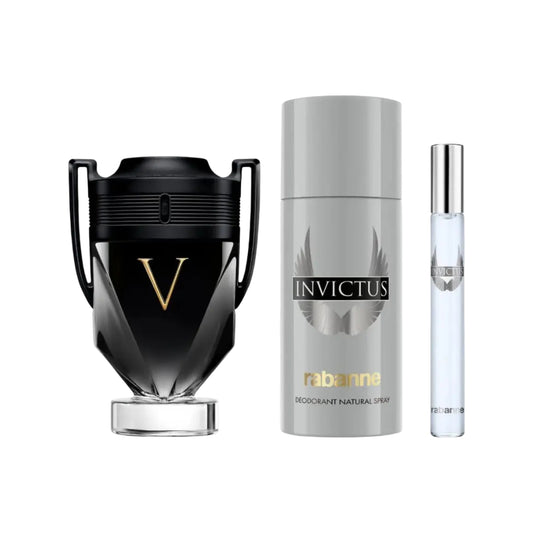 Paco Rabanne Invictus Victory Men's (3-Piece) Eau De Parfum Gift Set