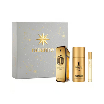 Paco Rabanne One Million Gold Intense Men's (3-Piece) Eau De Parfum Gift Set