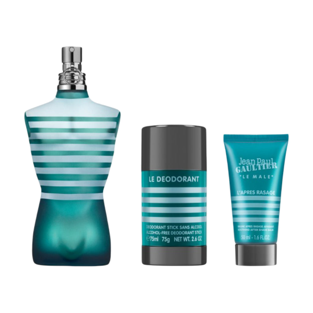 Jean Paul Gaultier Le Male (3-Piece) Eau de Toilette Gift Set
