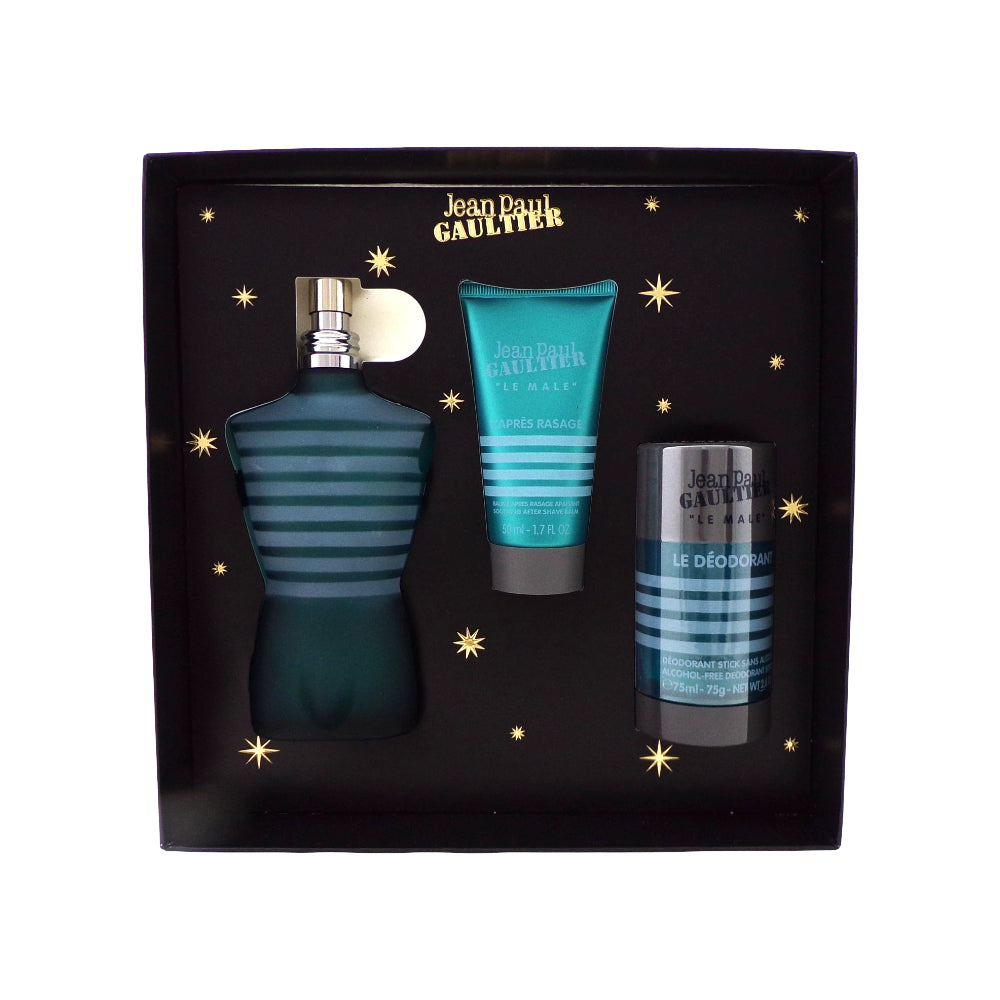 Jean Paul Gaultier Le Male (3-Piece) Eau de Toilette Gift Set