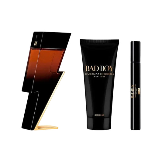 Carolina Herrera Bad Boy Men's (3-Piece) Eau De Parfum Gift Set