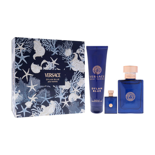 Versace Dylan Blue Men's (3-Piece) Eau de Toilette Gift Set