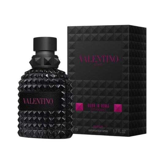 Valentino Uomo Born in Roma Extradose Men's 1.7 oz Parfum Spray - Black