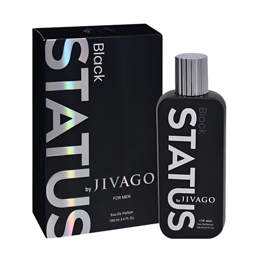 Jivago Status Black for Men's 3.4 oz Eau de Parfum Spray