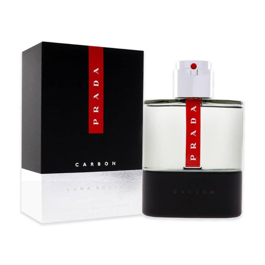 Prada Luna Rossa Carbon Men's 3.4oz Eau De Toilette Spray