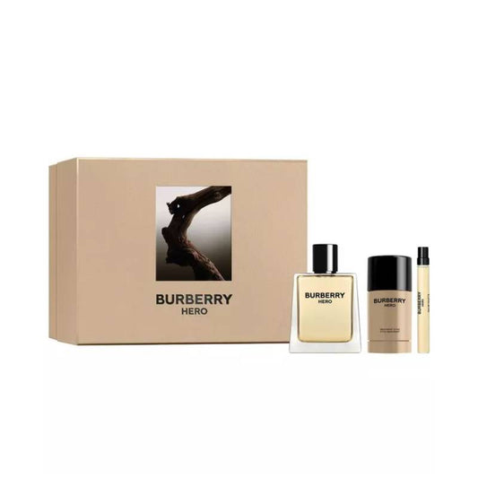 Burberry Hero Men's (3-Piece) Eau De Toilette Gift Set