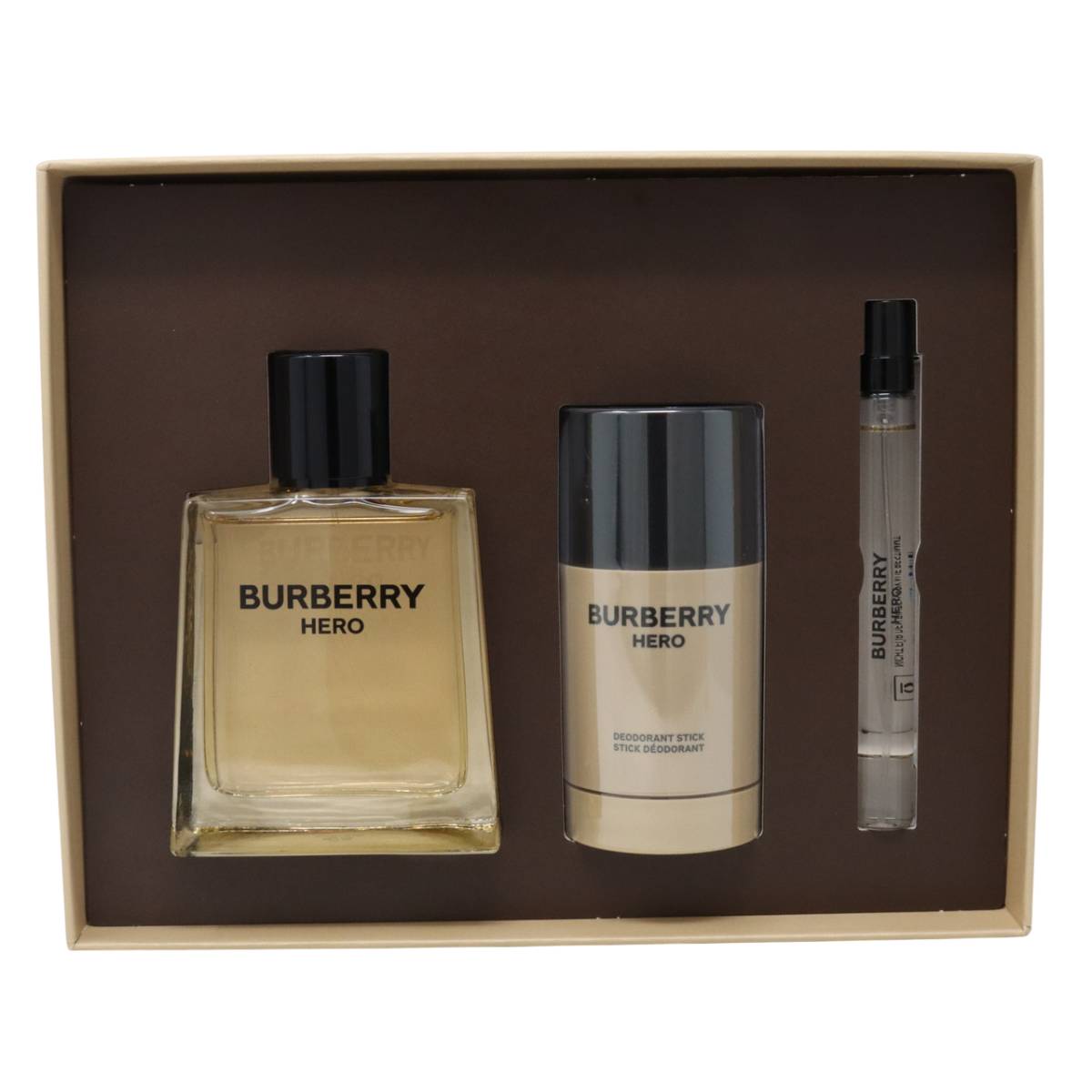 Burberry Hero Men's (3-Piece) Eau De Toilette Gift Set– Curacao