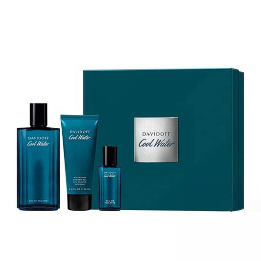 Davidoff Cool Water Men's (3-Piece) Eau de Toilette Gift Set