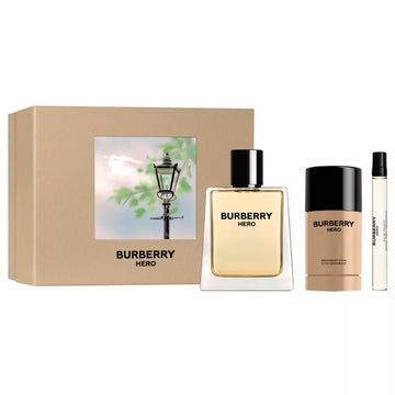 Burberry Hero Men's (3-Piece) Eau de Toilette Gift Set