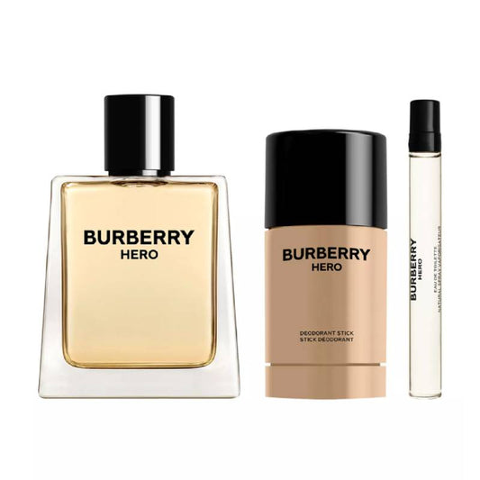 Burberry Hero Men's (3-Piece) Eau de Toilette Gift Set