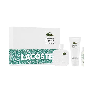 Lacoste L.12.12 Blanc (3 Piece) Eau De Toilette Gift Set