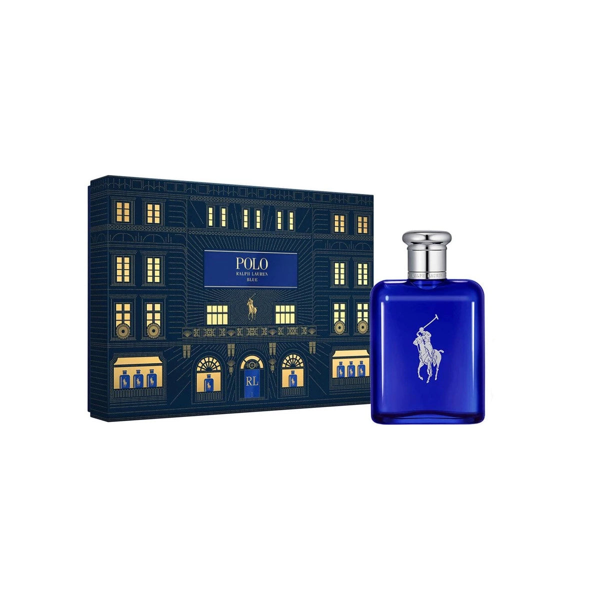 Ralph Lauren Polo Blue Men's (3-Piece) Eau de Toilette Gift Set