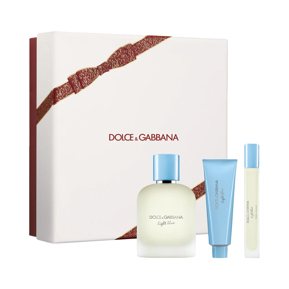 Dolce & Gabbana Light Blue Men's (3-Piece) Eau de Toilette Gift Set