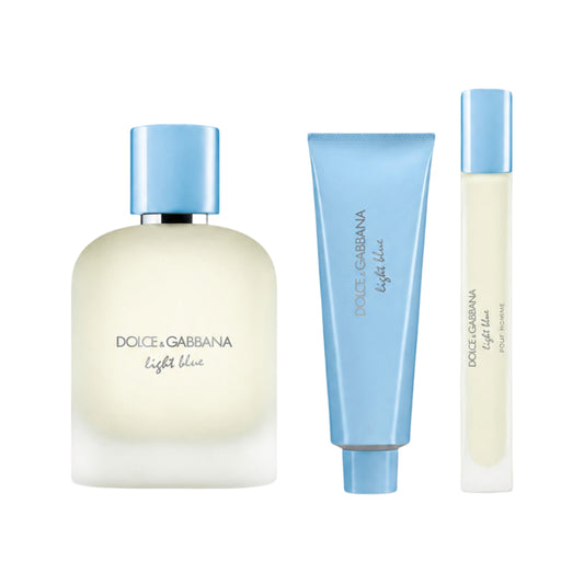 Dolce & Gabbana Light Blue Men's (3-Piece) Eau de Toilette Gift Set