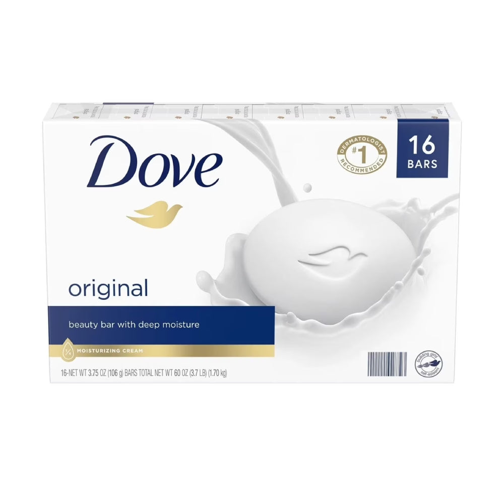 Dove 3.75 oz Beauty Bar with Deep Moisture (Pack of 16)