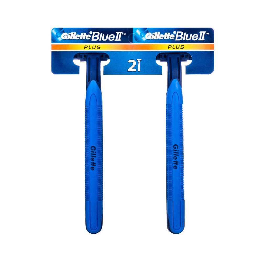 Gillette Blue II Plus Disposable Razor (2-Piece)