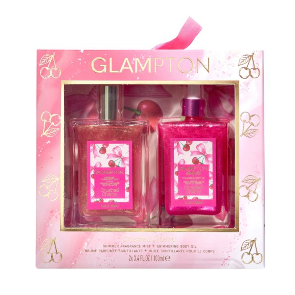 Glampton Crushed Cherry Women's (2-Piece) Shimmer Gift Set