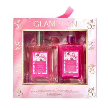 Glampton Crushed Cherry Women's (2-Piece) Shimmer Gift Set