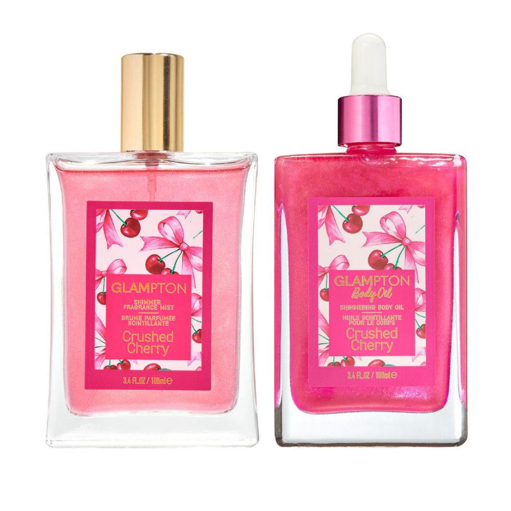 Glampton Crushed Cherry Women's (2-Piece) Shimmer Gift Set